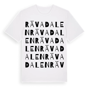 Rävadalen ordlek t-shirt – ekologisk bomull t-shirt från Pinshirt