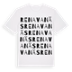 White t-shirt med Renavanäs ordlek t-shirt