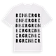 White t-shirt med Renberg ordlek t-shirt