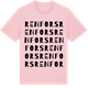 Pink Cotton t-shirt med Renfors ordlek t-shirt