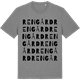 Mid Heather Gray t-shirt med Rengård ordlek t-shirt