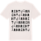 Vintage White t-shirt med Rentjärn ordlek t-shirt