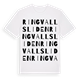 Ringvallsliden ordlek t-shirt