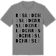 Mid Heather Gray t-shirt med Risliden ordlek t-shirt