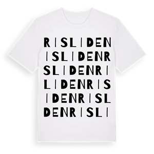 Risliden ordlek t-shirt – ekologisk bomull t-shirt från Pinshirt