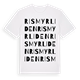 Rismyrliden ordlek t-shirt