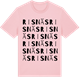 Pink Cotton t-shirt med Risnäs ordlek t-shirt