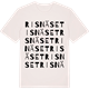 Vintage White t-shirt med Risnäset ordlek t-shirt