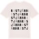 Vintage White t-shirt med Ristjärn ordlek t-shirt