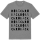 Mid Heather Gray t-shirt med Röbäck ordlek t-shirt