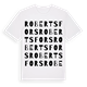 White t-shirt med Robertsfors ordlek t-shirt