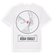 White t-shirt med Röda torget t-shirt