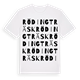 Rödingträsk ordlek t-shirt