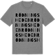 Mid Heather Gray t-shirt med Rödningsheden ordlek t-shirt