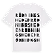 Rödningsheden ordlek t-shirt
