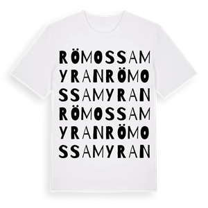 Römossamyran ordlek t-shirt – ekologisk bomull t-shirt från Pinshirt