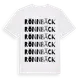 White t-shirt med Rönnbäck ordlek t-shirt