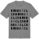 Mid Heather Gray t-shirt med Rönnbäcken ordlek t-shirt