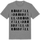 Mid Heather Gray t-shirt med Rönnfällan ordlek t-shirt