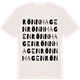 Vintage White t-shirt med Rönnhagen ordlek t-shirt