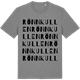 Mid Heather Gray t-shirt med Rönnkullen ordlek t-shirt