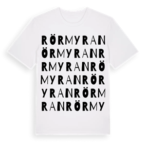 Rörmyran ordlek t-shirt – ekologisk bomull t-shirt från Pinshirt