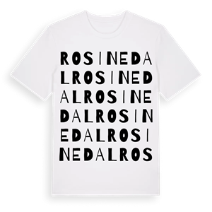 Rosinedal ordlek t-shirt – ekologisk bomull t-shirt från Pinshirt