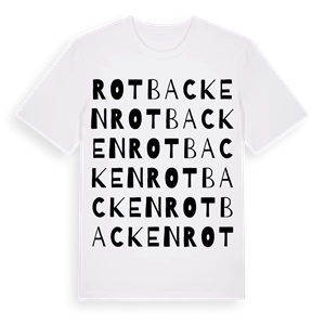 Rotbacken ordlek t-shirt – ekologisk bomull t-shirt från Pinshirt