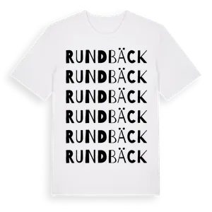Rundbäck ordlek t-shirt – ekologisk bomull t-shirt från Pinshirt