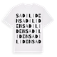 Sadiliden ordlek t-shirt