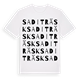 Saditräsk ordlek t-shirt