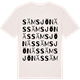 Vintage White t-shirt med Sämsjönäs ordlek t-shirt