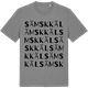 Mid Heather Gray t-shirt med Sämskkäl ordlek t-shirt