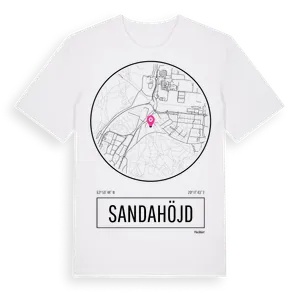 Sandahöjd t-shirt – ekologisk bomull t-shirt från Pinshirt