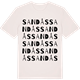 Vintage White t-shirt med Sandås ordlek t-shirt