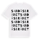 Sandåsbrånet ordlek t-shirt