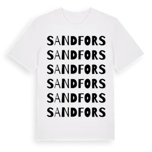 Sandfors ordlek t-shirt – ekologisk bomull t-shirt från Pinshirt
