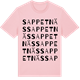 Pink Cotton t-shirt med Sappetnäs ordlek t-shirt