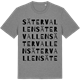 Mid Heather Gray t-shirt med Sätervallen ordlek t-shirt