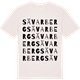Vintage White t-shirt med Sävarberg ordlek t-shirt