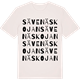 Vintage White t-shirt med Sävenäskojan ordlek t-shirt