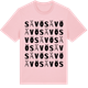Pink Cotton t-shirt med Sävö ordlek t-shirt