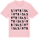 Pink Cotton t-shirt med Sävträsk ordlek t-shirt