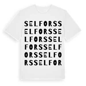 Selfors ordlek t-shirt – ekologisk bomull t-shirt från Pinshirt