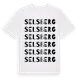 White t-shirt med Selsberg ordlek t-shirt