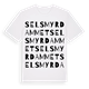 Selsmyrdammet ordlek t-shirt