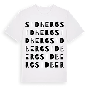 Sidberg ordlek t-shirt – ekologisk bomull t-shirt från Pinshirt