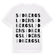 Sidbergsliden ordlek t-shirt