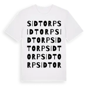 Sidtorp ordlek t-shirt – ekologisk bomull t-shirt från Pinshirt