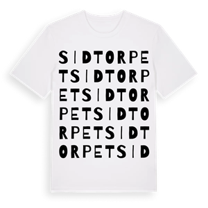 Sidtorpet ordlek t-shirt – ekologisk bomull t-shirt från Pinshirt